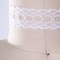 2 Yards White Polyester Eyelet Lace Trim Scalloped Edged Floral Motif 1 Inch Wide